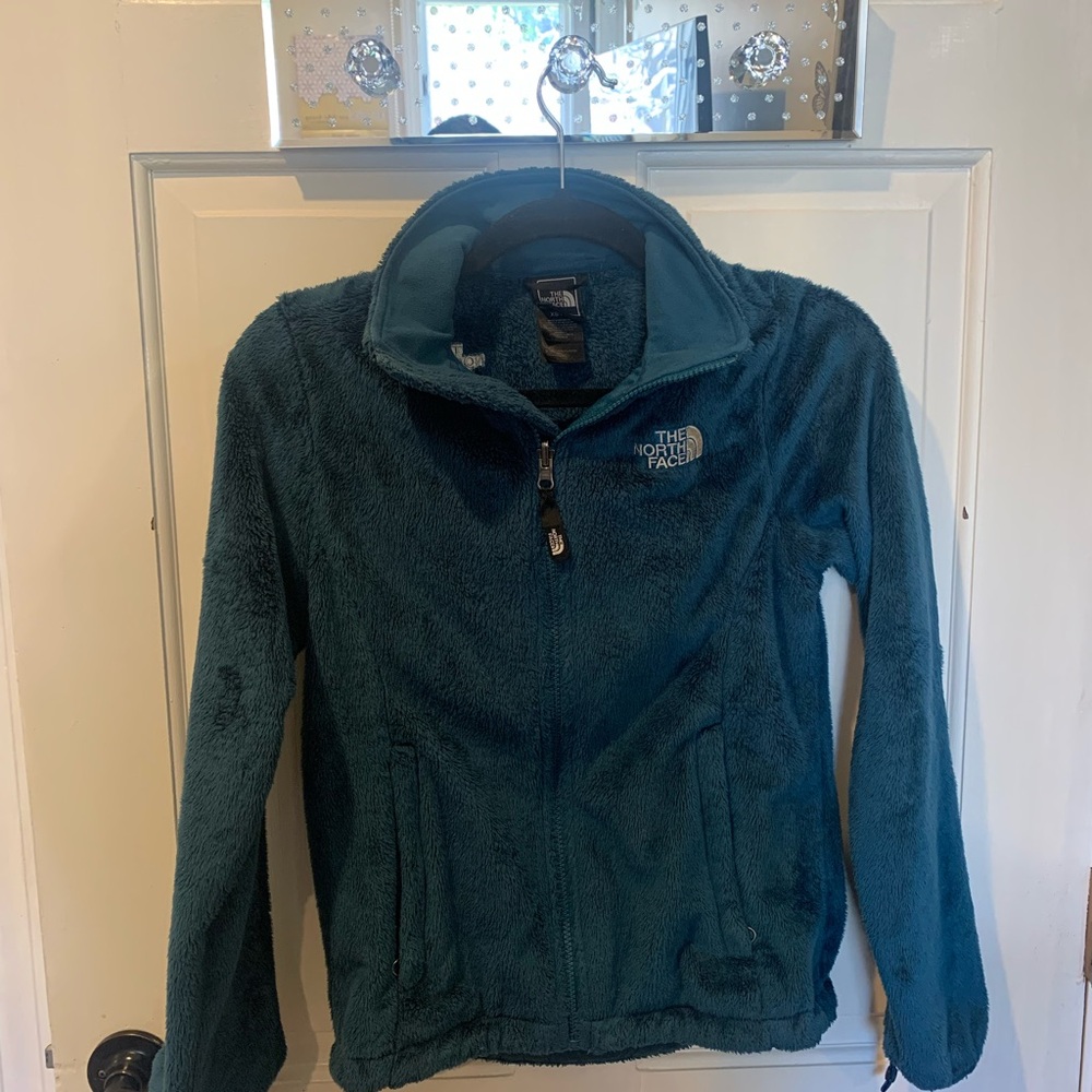 Teal North Face Fleece Jacket XS